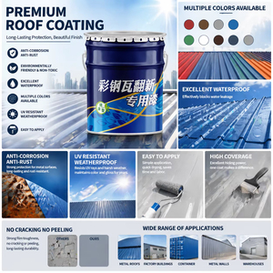 Peinture de rénovation pour tuiles en acier coloré, revêtement imperméable et anticorrosion pour toiture, vente directe d'usine, peinture résistante aux intempéries - Product Image 3