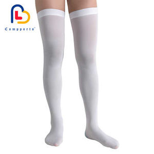 <span class=keywords><strong>Medias</strong></span> de Compresión Antiembólicas de 15-20 mmHg, Hasta el Muslo, Unisex, <span class=keywords><strong>con</strong></span> Orificio de Inspección en los Dedos, en Oferta - Product Image 1