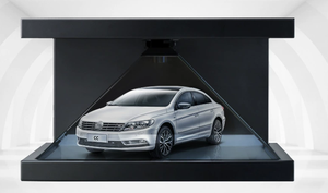 <span class=keywords><strong>360</strong></span> grados pirámide personalizada 1*1m alto brillo proyección 3D pantalla transparente vitrina Holobox escaparate holográfico - Product Image 5