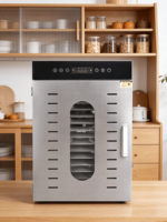 Mini kleine automatische elektrische fruitdroogmachine voor het drogen van fruit zoals sinaasappels, appels en bananen