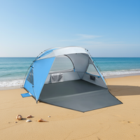 Tente de camping de plage Wind Valley Cabana à couche unique avec ouverture automatique rapide, en tissu nylon respirant