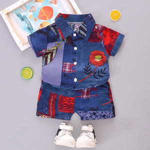Conjunto de Ropa de Verano de 2 Piezas para Niños de 1 a 4 Años, Camisetas de Manga Corta de Algodón para Bebés - Product Image 4