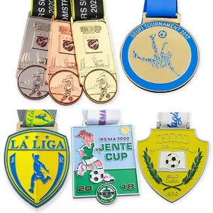 Custom Zinc Alloy 3d Sports Metal Medal Marathon Running Race Award Medals