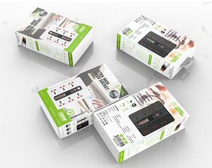 Ổ Cắm Điện Văn Phòng Du Lịch Toàn Cầu PD 18W QC3.0 Ổ Cắm Điện Đa Loại 4 Chiều 3000W 10A Dây Dẫn Mở Rộng Dòng Điện Định Mức - Product Image 6