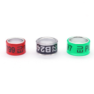 Duivenbeenbanden Aluminium <span class=keywords><strong>Plastic</strong></span> Identificatieringen Met Aangepaste Logo-Opdruk Voor Race-En Kweekduiven - Product Image 6