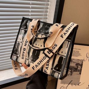 2025 New Fashion PVC Handbags Soulder <b>Bags</b> Unisex Large Volume Lady Design Purses Light <b>Bag</b> for Females - Product Image 3