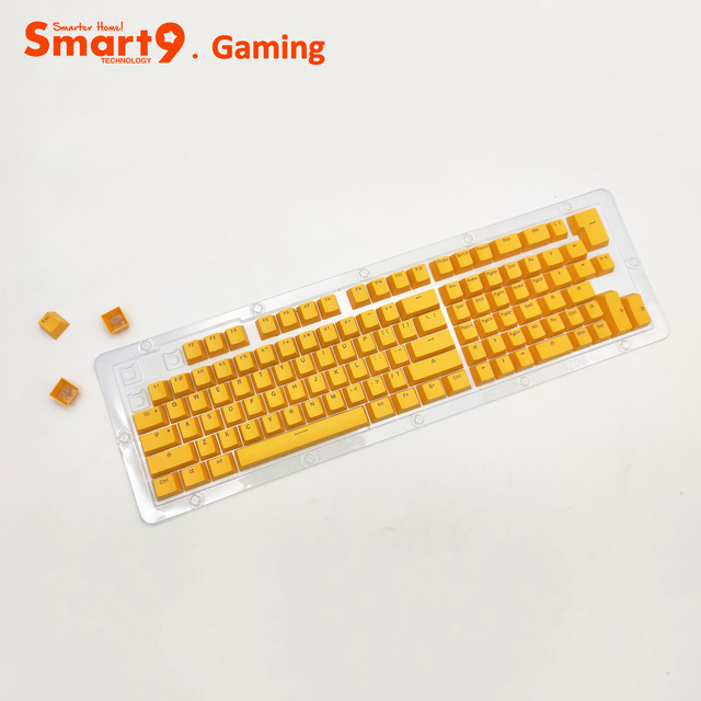 Smart9 PBT Double Shot Keycap OEM Profile Colorful 117Key Mini Sets with Extra Keys