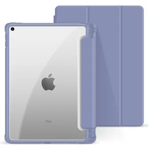 Sarung Tablet Pelindung 2021 Inci untuk iPad 7/8/9 10.2 Inci dengan Tempat Pensil