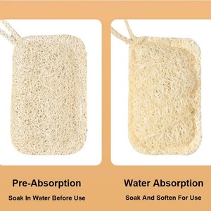 Natural Loofah Dishwashing Dish Towel Pots and Pans Cleaning <b>Brush</b> <b>Powerful</b> Kitchen Housework Sponges & Scouring Pads - Product Image 2