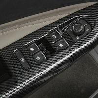 Voiture en fibre de carbone intérieur accessoires console centrale panneau de vitesse lève-vitre pour volkswagen vw golf 8 mk8 2021-2025 auto kit