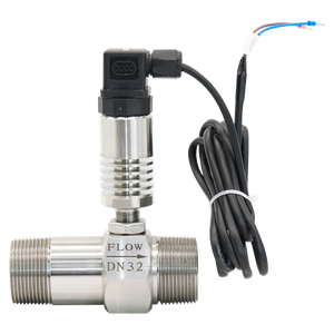 4-20MaRS485フランジ/クランプ/スレッドタービン流量計ミルクガソリンオイル温水流量計高温流量計 - Product Image 1