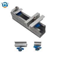 Accessoires de montage de panneaux solaires en aluminium haute résistance pour système de support solaire (clips centraux et latéraux)