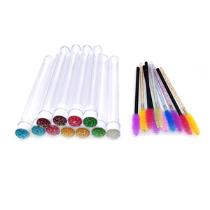 แปรงปัดมาสคาร่าแบบพกพา 50 ชิ้น ขนแปรงไมโครไนลอน สำหรับแต่งหน้าดวงตา - Product Image 6