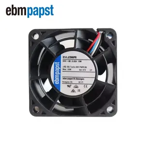 Ebmpapst 614J/2HHPR-010 6032 60x60x32mm 24V DC 14.2W 49 CFM 15000 RPM IP20 rulman güç modülü eksenel soğutma fanı