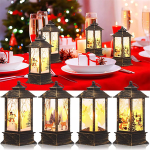 Pendentifs <span class=keywords><strong>de</strong></span> table Joyeux Noël, petite veilleuse, décorations <span class=keywords><strong>de</strong></span> Noël en forme <span class=keywords><strong>de</strong></span> Père Noël, bonhomme <span class=keywords><strong>de</strong></span> neige <span class=keywords><strong>et</strong></span> renne, décorations <span class=keywords><strong>de</strong></span> Noël, Natal - Product Image 1