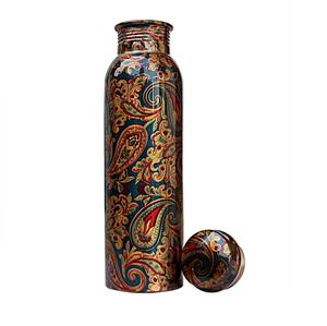 High Quality Hammered Matte Copper <b>Bottles</b> Leak-Proof Design Minimalist Competitive Export Price Indian Supplier for Boiling - Product Image 2