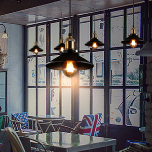 โคมไฟระย้าแนววินเทจอุตสาหกรรมไฟห้อยแนววินเทจไฟ LED แนวเรโทรโคมไฟระย้าทำจากเหล็กสำหรับร้านอาหารคาเฟ่ - Product Image 5