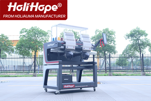 هوليهوب هولياوما ، ماكينة التطريز الصناعي ذات الخدمة الاحترافية للقبعات ، ماكينة تطريز بالكمبيوتر المنزلي برأسين ، ماكينة تطريز مستعملة - Product Image 5