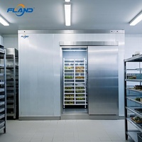 Chambre froide solaire intégrée avec unité de réfrigération Emerson/Copeland pour congélateur de poulet et fruits de mer