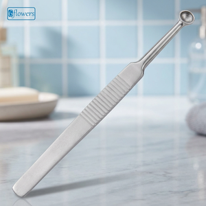 Stainless Steel Facial Spoon Tool for <b>Blackhead</b> and Whitehead Removal Professional Single Side Polishing DIY Use - Product Image 2