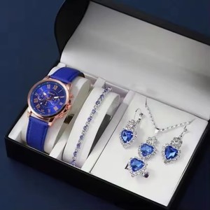 Yeni Tasarım Kadın Kuvars Saati Moda Günlük Spor Öğrenci Retro Kadın Saati Takı Seti - Product Image 5