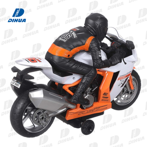 Modelo de Motor de alta calidad de 3 canales de 2,4G con luces, motocicleta de Radio Control de música para niños, regalo, demostración de rotación de 360 ° - Product Image 4