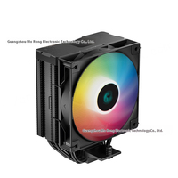 Radiateur CPU DeepCool AG400 édition affichage numérique, éclairage ARGB synchronisé, contrôle de température PWM, ventilateur 120 mm à roulement fluide
