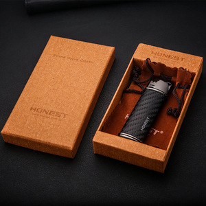 Honest Metal <b>Gas</b> Lighter Butane <b>Portable</b> Direct <b>Fire</b> Windproof For Outdoor Use - Product Image 4