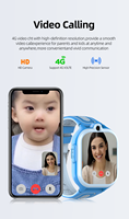 Reloj inteligente VDF91 4G para niños, videollamada, GPS, rastreador LBS, cámara, videollamada, Wifi, SOS, IP67, reloj impermeable para niños