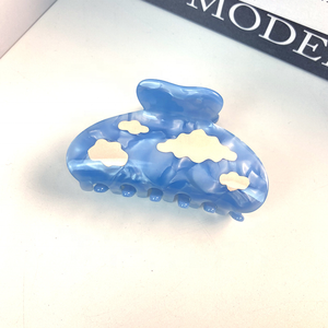 Custom <b>Hair</b> Claw Clip <b>for</b> Women and Girls with Trendy <b>Hair</b> Ties Acetate Cellulose Material Hollow Hairgrips <b>Barrette</b> La France - Product Image 1