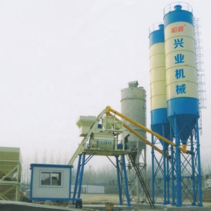 Nhỏ điện đôi trục TRỘN BÊ TÔNG máy móc ướt sẵn sàng hỗn hợp di động xi măng trạm trộn bê tông trộn thực vật - Product Image 6