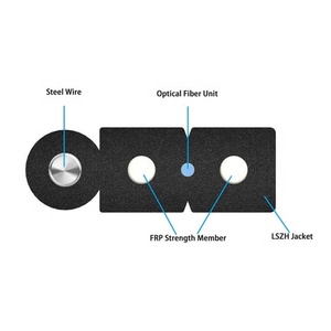 FTTH สายสื่อสารใยแก้วนำแสง1 2 4คอร์ G652D G657A1ไฟเบอร์ออปติก1กม. 2กม. 4กม. - Product Image 5