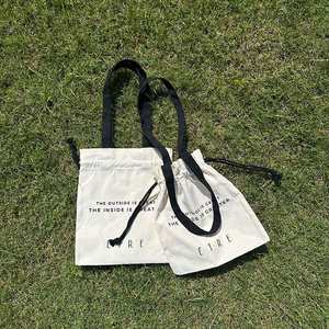 High Quality Nature Cotton Canvas <b>Drawstring</b> Tote Bag Custom Made Cotton <b>Drawstring</b> Bag Canvas Cotton Tote <b>Pouch</b> - Product Image 6