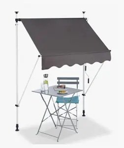 批发新产品可伸缩遮阳篷定制尺寸颜色易移动金属扩展遮阳篷