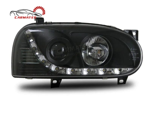 CARMATES gruppo faro di vendita caldo LED DRL lampade anteriori indicatore di direzione faro anteriore per <span class=keywords><strong>Volkswagen</strong></span> VW Golf3 <span class=keywords><strong>Golf</strong></span> 3 1992 - <span class=keywords><strong>1997</strong></span> - Product Image 3