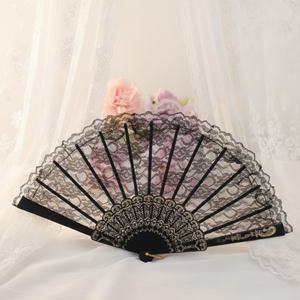 Nuevo Abanico Plegable de Encaje Retro Europeo, Venta al por Mayor, Ideal para Accesorios de Espectáculos y Artículos para Fiestas - Product Image 5