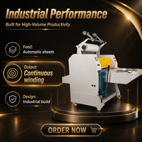 Laminateur hydraulique simple face WD FM-520Y, machine à laminer en rouleau de 520 mm pour le traitement du papier