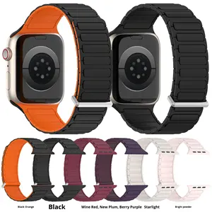 Cinturini per <span class=keywords><strong>Apple</strong></span> <span class=keywords><strong>Watch</strong></span> SE 38MM 49MM in Silicone Magnetico Colorato a Prezzo all'Ingrosso - Product Image 2