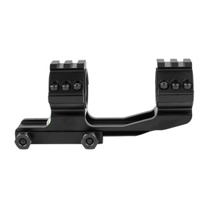 Nivel de burbuja integrado de alta resistencia 25.4/30mm de aleación de aluminio negro, accesorios duraderos para equipo de caza y actividades al aire libre - Product Image 2