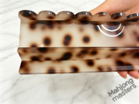 Organisateur de cartes de Mahjong en acrylique, support poussoir, règle transparente pour tables de jeu