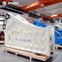 Pompe de marteau hydraulique Beilite BLTB-230 pour excavatrices 75-110t CAT395/SANY SY950/PC1250, burin de 230mm pour roche dure