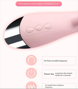 Vibrating Double-Headed AV Stick Female Orgasm <b>Masturbator</b> Strong Shock Massage for Female Masturbation - Product Image 2