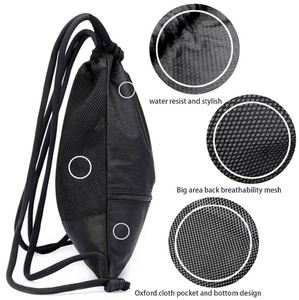 Promotional 420D Nylon Waterproof <b>Drawstring</b> <b>Backpack</b> Polyester Sports Storage <b>Drawstring</b> Bag - Product Image 4