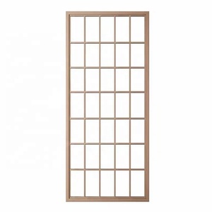 Minimalistisches Design <span class=keywords><strong>Shoji</strong></span>-Tür Japanischer Stil Holztür Eichenrahmen Reispapier-Panel Schiebe-Trennwand - Product Image 2