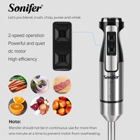 Sonifer SF-8085 Vente en gros Nouveau mixeur plongeant électrique puissant à 2 vitesses en acier inoxydable pour la maison