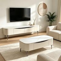 Table basse rectangulaire de luxe contemporaine personnalisée en bois, idéale pour la maison, l'appartement et le salon – Meilleure vente
