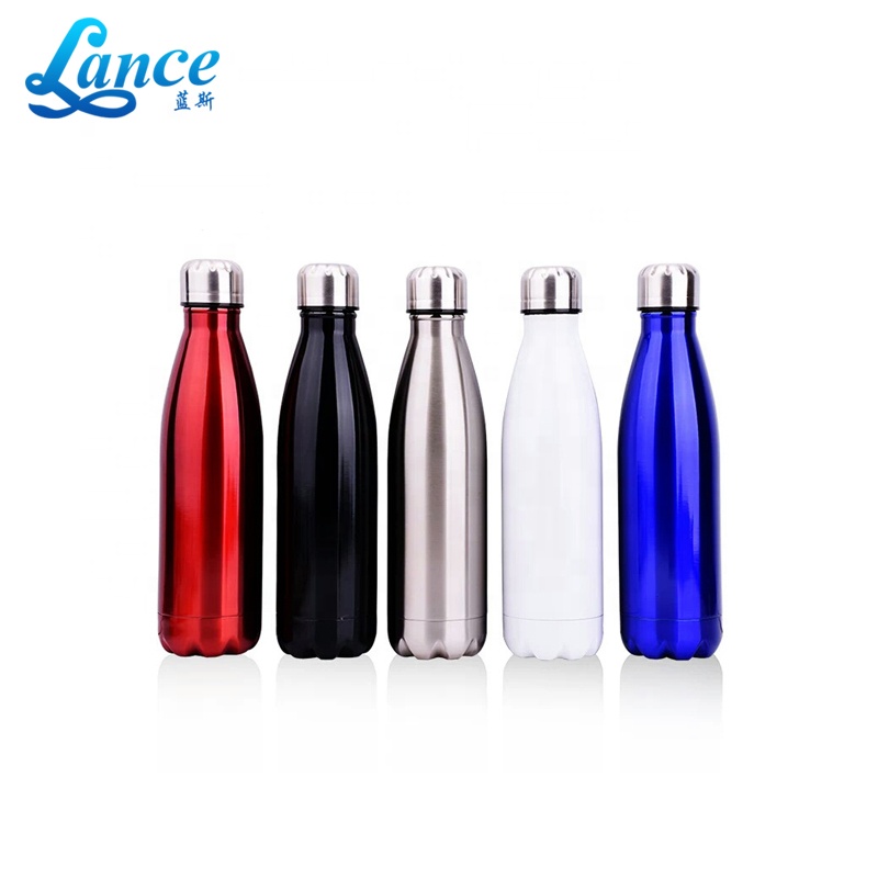 350 мл/500 мл/750 мл/1000 мл Вакуумная бутылка из нержавеющей стали с двойными стенками с небольшим количеством заказа