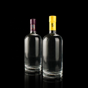 Bouteille en verre de 750 ml pour spiritueux français, whisky, brandy, à vendre, bouteilles en verre à boire avec couvercles - Product Image 1