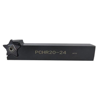 PCHR PCHR12-24 PCHR16-24 PCHR20-24 PCHR25-24 tournant tour porte-outil CNC Cutter carbure Inserts barre de tige externe