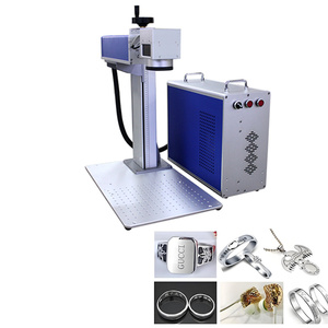 JPT 2.5D/3D Mopa Fiber Laser Marking Machine 30W/60W/100W DWG/DXF/PLT/AI/LAS Air-Cooled for Metal Jewelry Engraving New - Product Image 2